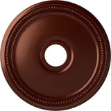 Ekena Millwork CM18DIACS Diane Ceiling Medallion, 18OD x 3 5/8ID x 1 1/8P (Fits Canopies up to 5 3/8), Hand-Painted Antique Copp