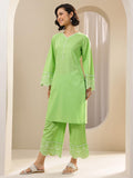 Libas Women'S Pure Cotton Kurta Sets (99262_Green_M)