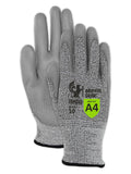 MAGID Griffin Gear ANSI A4 Polyurethane Coated Work Gloves, 144 Pairs, Size 7/Small, GPD452