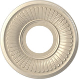 Ekena Millwork CMP10BEEPE Berkshire Thermoformed PVC Ceiling Medallion (Fits Canopies up to 4 1/2), 10OD x 3 1/2ID x 3/4P, Unive