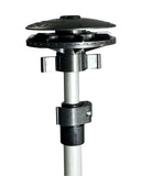 Vico Marine Boat Cover Support System - Pole + Boat Vent 2 + Pole Base (34 - 59) GXP59A-1 BV2 PBR BLK - Easy Installation, UV-Re