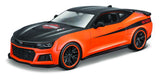 Maisto 1:24 HD Custom 2017 Chevrolet Camaro ZL1,Black/Orange