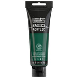 Liquitex BASICS Acrylic Paint, 118ml (4oz) Tube, Permanent Green Deep