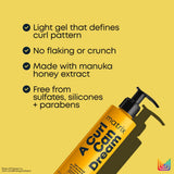 Matrix A Curl Can Dream Light Hold Gel, Defines Curls Without Flaking Or Crunch For Curly, Coily, & Wavy Hair, Silicone, Sulfate