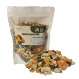 Pleasantly Warm Tropical Fruit & Nut Mix - 10oz Chinchilla Food, Suitable for Rabbits, Guinea Pigs, Sugar Gliders & Small Herbiv