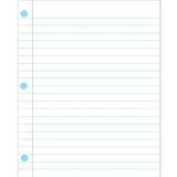 Large Magnetic Notebook Page, 12 x 15, Pack of 3