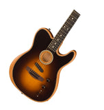 Fender Acoustasonic Player Telecaster Acoustic Electric Guitar, with 2-Year Warranty, Shadow Burst, Rosewood Fingerboard, with G