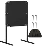 Tigerden Baseball Strike Zone Target for Plastic Balls, Portable Pitching Target Stand with Base, Stable Metal Frame & Premium F