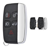 Replacement Key Fob Shell Case Fits for Land Rover Range Rover Sport Evoque LR4 LR2 Jaguar XJ XF XK F-Type F-PACE XE 2012-2018 K