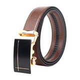 Zacharias MenS Faux Leather Belt (Asb5306_Brown) (Free Size_Pack Of 1)
