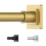 UIOSANRT Tension Shower Curtain Rod 31-92 Inches Non-Slip Shower Rod Tension Mounted No Drill Gold Shower Curtain Rods Spring Te
