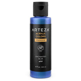 ARTEZA Iridescent Acrylic Paint, Enchanted Blue, 118 ml Bottle, Heavy Body Acrylic Paint, Professional Art Supplies for Acrylic