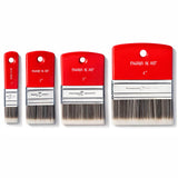 Falling in Art 4 PCS Flat Paddle Paint Brush Set, Scale Brush for Oil and Acrylic Paints(1 Inch,2 Inch,3 Inch,4 Inch)