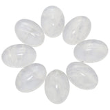 SUNYIK Rock Quartz Cabochons CAB Flatback for Jewelry Making,15x20mm,Pack of 10