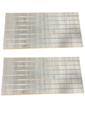 Barnwood Slatwall Panels 24H x 48L (Set of 2 Panels) - Available With or Without Metal Inserts (WITH METAL INSERTS)