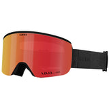 Giro Axis Ski Goggles - Snowboard Goggles for Men - Black Mono Strap with VIVID Ember/VIVID Infrared Lenses