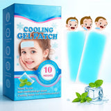 Cooling Gel Patches Cooling Forehead Strips For Kids, Men & Women | Soft, Gentle & Comfortable Cooling Sensation | Easy To App