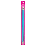 Susan Bates 10Inch Silvalume Single Point Knitting Needle, 5mm, Turquoise