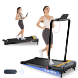 HOWHAI Treadmill with Auto Incline 9%, Walking Pad Treadmills for Home with 2.5HP, Speed 7.6MPH Walking Pad with Handle Bar, Fol