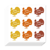 AHANDMAKER 180Pcs Turkey Self-Adhesive Planner Stickers Thanksgiving Theme Decals Cute Stickers for Planner Calendar Scrapbook C