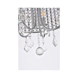 Living District Elise 4-Light Transitional Style Metal Pendant In Chrome