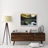 Mt Watkins Reflected In Mirror Lake, Yosemite National Park, California-Paper Art-42,,X32,,