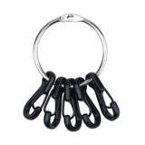 SWATOM Small Mini Carabiner Clip Tiny Spring Snap Hook Keychains Micro Carabiners for Paracord EDC Alloy Key Rings Outdoor Hikin