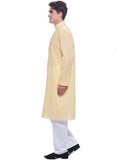 Manyavar Men'S Blended Kurta & Pyjama Set, Yellow - Large/40 (M302153-324)