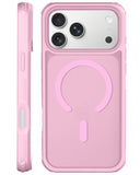 ZOYTONE Magnetic for iPhone 17 Pro Max Case, Compatible with MagSafe, Threaded Frame Non-Slip, Alloy Camera Frame 4 Cornered Mil