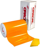 ORACAL 6510 Fluorescent Orange Cast Vinyl Wrap 12 x 30 Roll Including Hard Yellow Detailer Squeegee (1 Roll Pack)