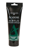 Grumbacher Academy Acrylic Paint, Gloss, 200ml/6.8 oz. Plastic Tube, Hookers Green Hue (C105P200)