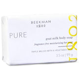 Beekman 1802 Pure Palm-Sized Bar Soap - Fragrance Free - 3.5 oz - Cleanses, Nourishes & Hydrates - Microbiome Friendly - No Irri