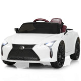 Costzon Ride on Car, Licensed Lexus LC500, 12V Battery Powered Car w/Remote Control, 3 Speed, LED Lights, Horn, MP3&USB, Slow St