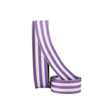 Ribbon Bazaar Grosgrain Mono Stripes 7/8 inch Lavender 20 Yards 100% Polyester Ribbon