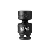 Capri Tools 3/4Inch Universal Impact Socket, 3/8Inch Drive, 6Point, SAE