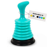 Meadow Lane Small 7inch Sink Plunger Mini Clog Remover for Kitchen & Bathroom Sink Drains Hand Ergonomic, SpaceSaving & Powerf