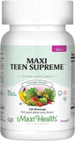 Maxi Health Teen Supreme Hers Vitamins for Teen Girls (120) - Women's Multivitamin for Energy, Immune Boost, Body & Brain Growth