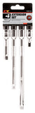 Performance Tool W38152 4Piece Drive Extension Set, 3/8Inch