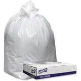 Genuine Joe Extra Heavyduty White Trash Can Liners