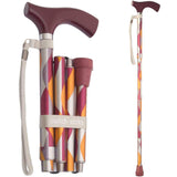 Switch Sticks Walking Cane for Men or Women, Foldable and Adjustable from 3237 Inches, FSA and HSA Eligible, Waves