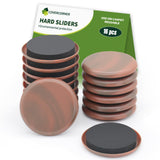 COVERCORNER Furniture Sliders for Carpet 16 PCS - 2 1/2 inch Furniture Moving Slider Chair Legs Floors Protectors Furniture Move