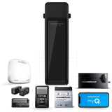 CHAMBERLAIN RJO101MC UltraQuiet Wall Mounted with Battery Backup and LED Lighting Garage Door Opener, 36 pounds, Black