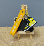 Heeva Creation Cute 3D Shoes Key Chain For Bag/Door KeyRing/Car KeyRing. (1 Piece) (ColorYellow).