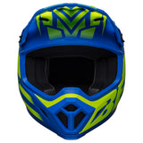 Bell Mx-9 Mips Dirt Helmet (Disrupt Matte Classic Blue/Hi-Viz - X-Large)