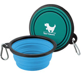 Collapsible Dog Bowls for Travel, 2-Pack Dog Portable Water Bowl for Dogs Cats Pet Foldable Feeding Watering Dish for Traveling