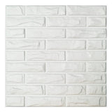 Art3d 19.7 x 19.7 (Pack Of 12) Wall Panel Brick, Red
