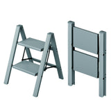 Taranta 2 Step Ladder,Aluminum Lightweight Folding 2 Step Stool with Anti-Slip Wide Pedal,330lbs Capacity Step Ladder for Househ