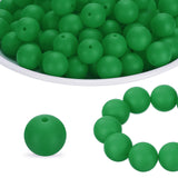 HARFINGTON 160Pcs Silicone Beads 12mm Round Rubber Focal Beads Bulk for Pens Keychain Bracelet Necklace DIY Crafts Making, Chris