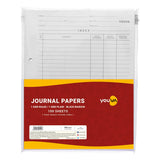 Navneet Youva | Journal Paper With Black Margin For Students And Office Executives | 22Cm X 28Cm | 1 Side Ruled / 1 Side Plain |