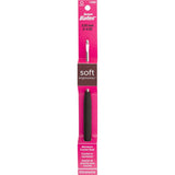 Susan Bates Silvalume Soft Handle Aluminum Crochet Hook 5.5-Size E4/3.5Mm